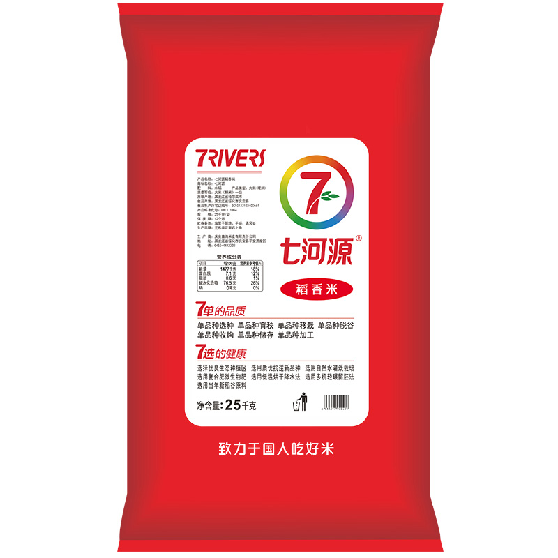 七河源 稻香米25kg 东北大米 当季新米 长粒米高清大图