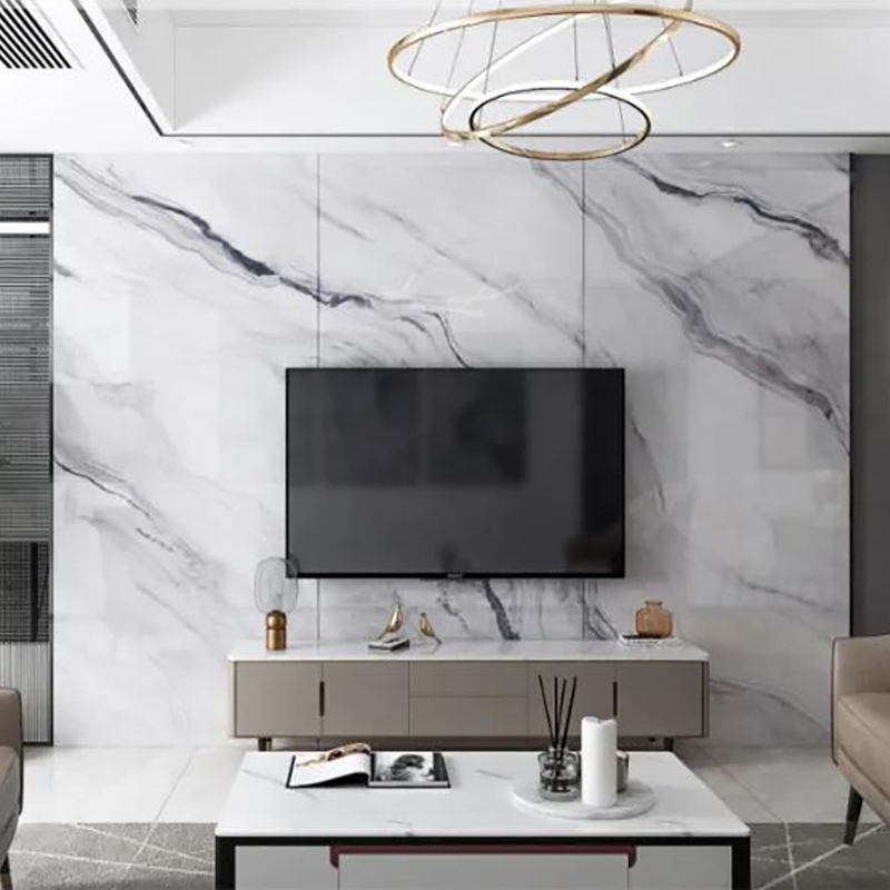 洛蔓 电视背景墙背景石材瓷砖岩版 客厅沙发书房背景墙 现代简约轻奢