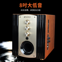 Sansui/山水 GS-6000(81A)家用影院客厅电视重低音炮音箱k歌音响家庭用多媒体有源木质唱歌音箱影响