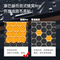 康巴赫(KBH) 皓特轻厨款Pro蜂窝316不锈钢平底炒菜炒勺32cm送刀铲勺三件套[刀具管制地区,赠品刀更换油壶]