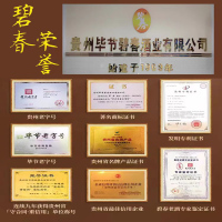 (黔)毕节碧春酒业经典铁盖54度高度酱香型白酒纯粮食坤沙酒特价500ml精美礼盒装