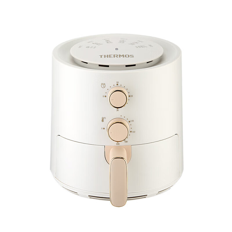 膳魔師(THERMOS)空气炸锅 1.3L EHA-5711A-W 象牙白高清大图