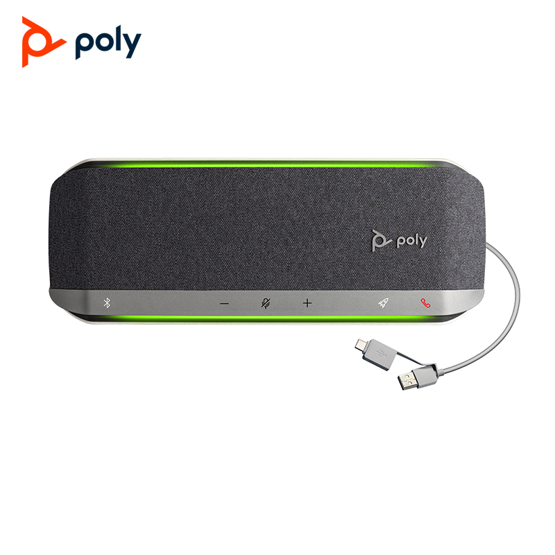 缤特力(Plantronics)SYNC40视频会议全向麦克风 蓝牙会议扬声器(2台无线串联适合10-60㎡内大中小型