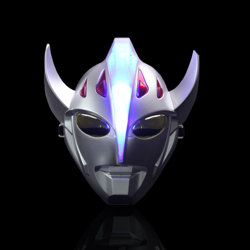 万圣节面具舞会儿童卡通动漫男女光声奥特曼赛罗泰罗银河