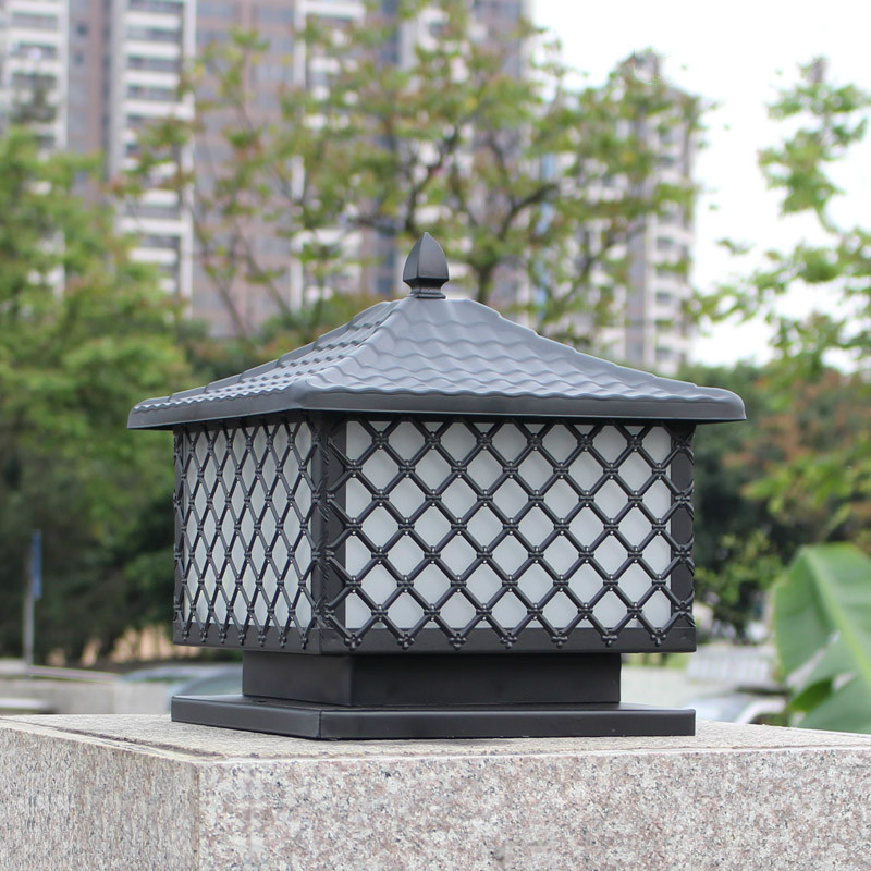 柱头灯户外门柱灯中式墙头灯围墙灯花园别墅庭院灯景观大门灯视频