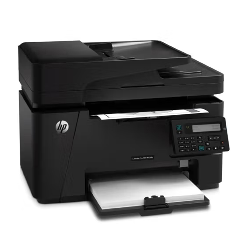 惠普(hp) LaserJet Pro MFP M128fn 黑白激光多功能一体机(打印 复印 扫描 传真)有线网络高清大图