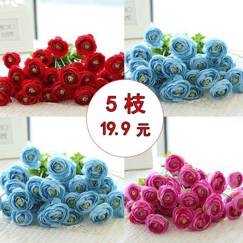 仿真百合花假花仿真花客厅桌面装饰花塑料花家居摆设落地插花花艺 1枝-粉色手感百合