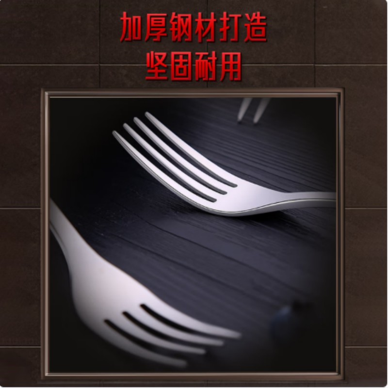 不锈钢叉子 22cm 材质:304高清大图