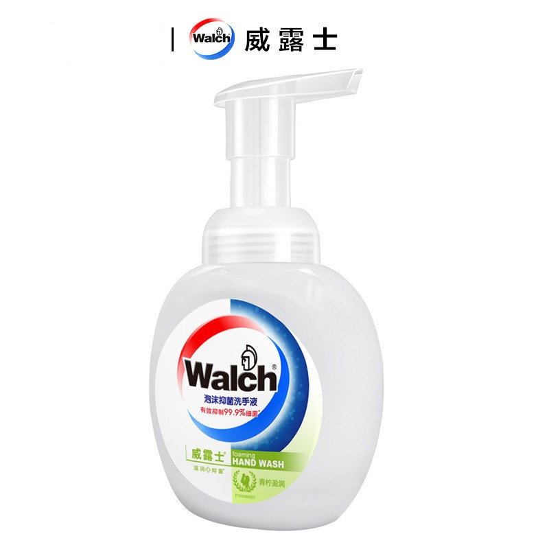 威露士(Walch) 青柠盈润 泡沫抑菌 洗手液 225ml (单位:瓶)