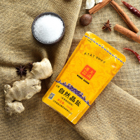 大清淮盐自然晶盐食用盐350gx1袋无碘盐未加碘盐不含碘盐家用食盐不含抗结剂