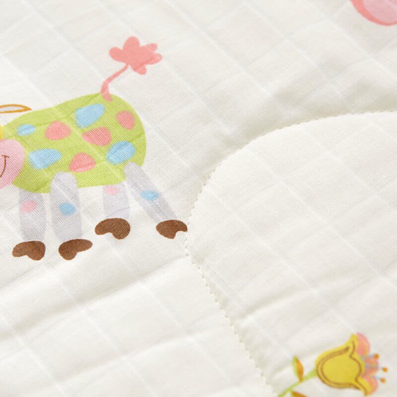 纯棉宝宝婴儿被子夏季120X150薄款儿童夏凉被幼儿园空被午睡熊200x230cm(双人夏被)1.7kg图片