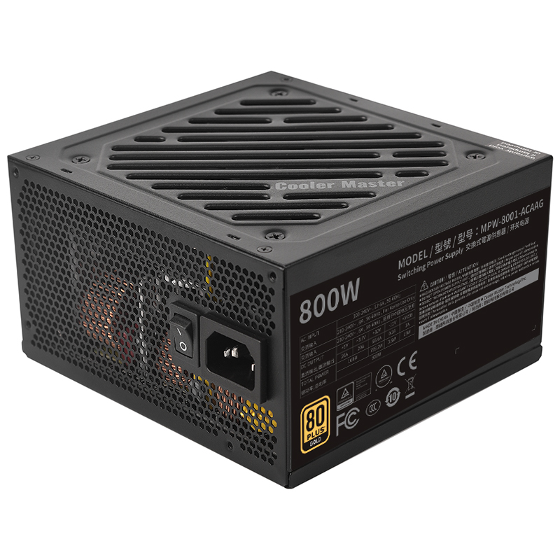 酷冷至尊(CoolerMaster)额定800W G800游戏电源电脑电源