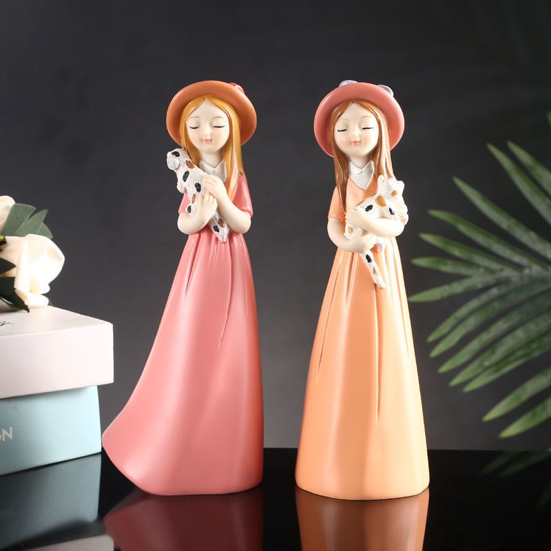 法式田园可爱水果少女卧室婚房摆件家居装饰品送女生闺蜜生日礼物p