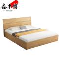 鑫木樽双人床 1.5m+床头柜*1组