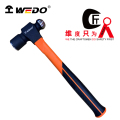 维度WEDO圆头锤手锤锤子奶子锤奶头锤（包塑柄工业级） 1.0P WEDO297211 /把