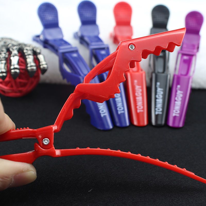 托尼盖光亮夹子理发店长嘴夹鸭嘴夹鱼嘴夹鳄鱼夹美发烫染分区工具一代