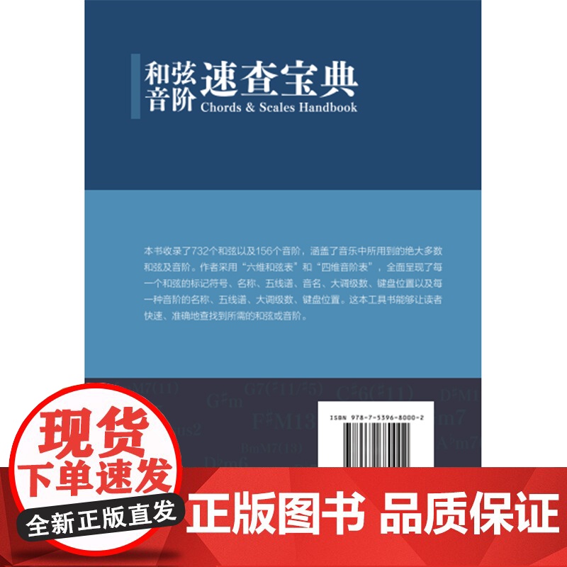 和弦、音阶速查宝典(超全和弦、音阶多维图表,查和弦、查音阶,一本工具书让你快速搞定! )高清大图