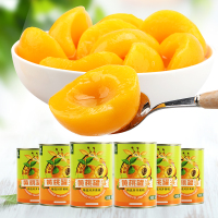 【砀山特产】新鲜黄桃罐头425g*6罐装 鲜桃生产儿童孕妇酸甜脆爽桃香诱人T6