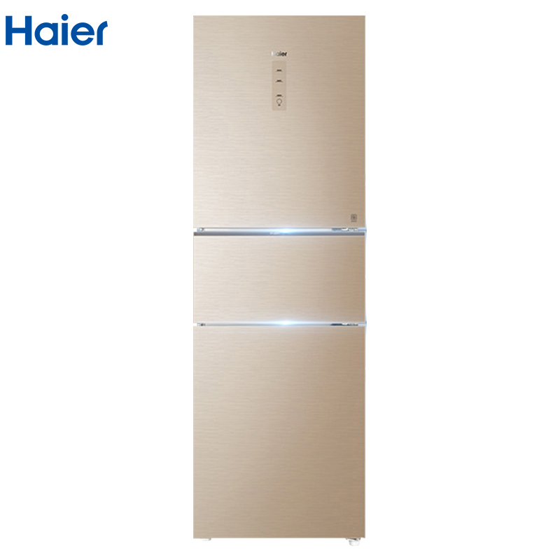 海尔(Haier) 262升风冷三门冰箱 干湿分储 大冷冻变频节能 家用电冰箱 风冷无霜BCD-262WDGG