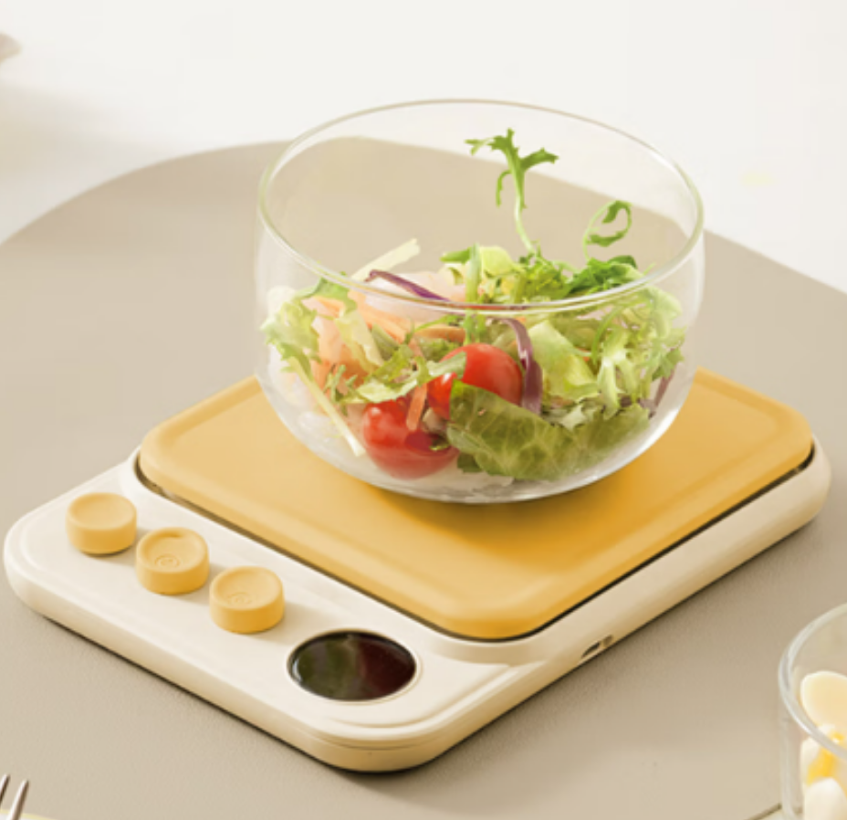 温仑山Velosan高精度厨房秤一键去皮大屏幕简约轻奢设计高清大图