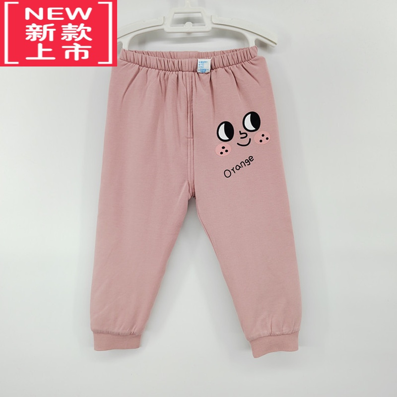 可莉允儿童棉裤薄棉小中男女童保暖裤宝宝夹棉居家裤子暖气房秋冬