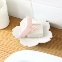 生活日用樱花肥皂盒沥水皂托卫生间浴室可爱卡通小儿童香皂盒收纳