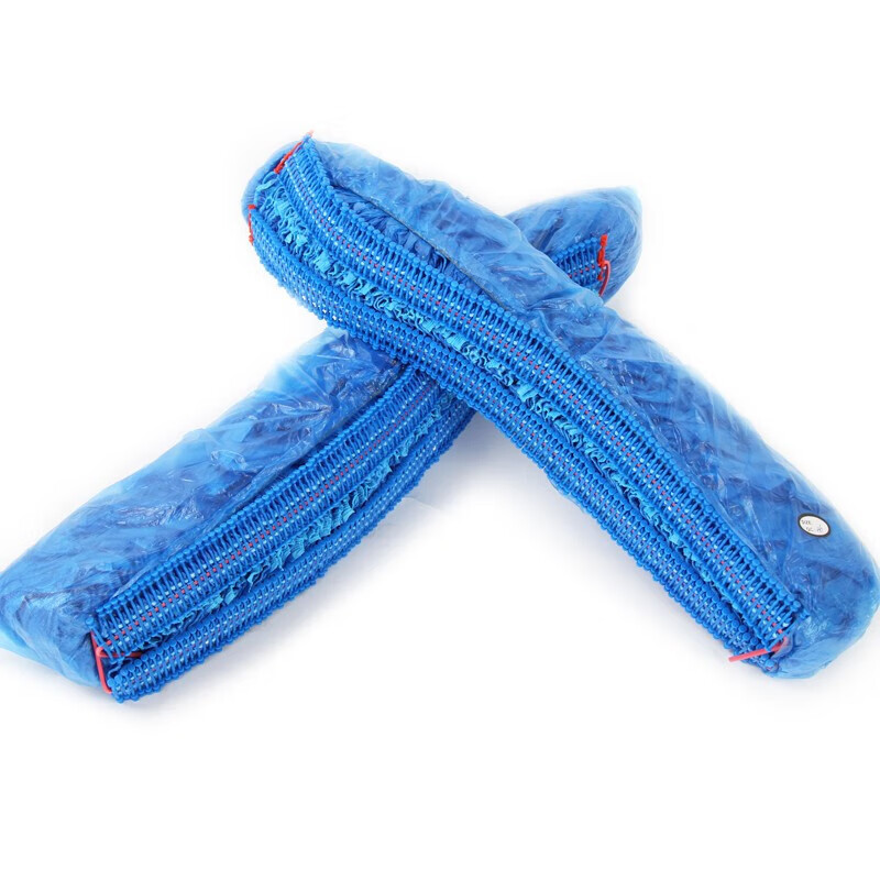 鞋套护脚套抽拉鞋套机鞋套一次性塑料脚套加厚耐磨防水PE鞋袋