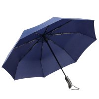 红叶雨伞 自开收伞男全自动雨伞折叠男女士创意商务伞藏青色5555