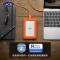雷孜LaCie 1TB Type-C/USB3.1 移动硬盘 Rugged 2.5英寸 便携三防 希捷高端品牌