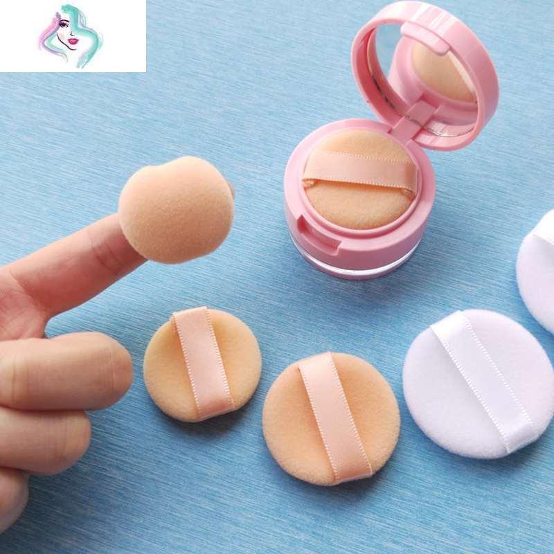 散粉粉扑小号迷你中小样粉扑植绒粉扑定妆粉扑干粉粉扑腮红粉扑你那么