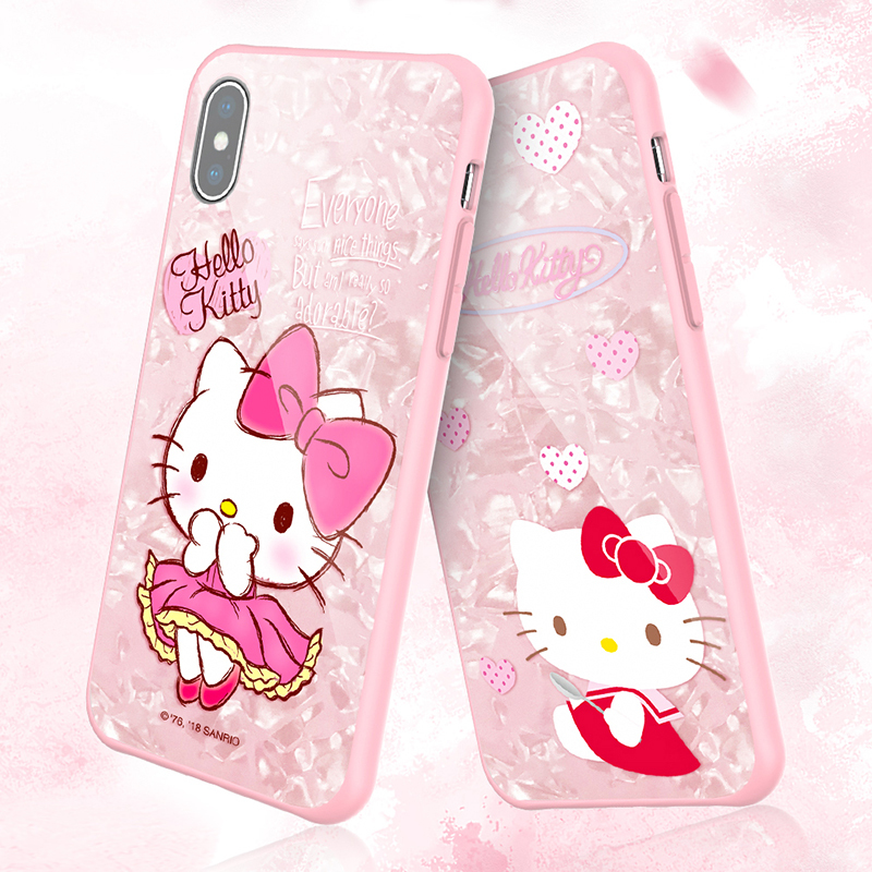 HelloKitty 凯蒂猫 iphoneXS MAX 6.5 手机保护壳 海韵系列-心爱凯蒂