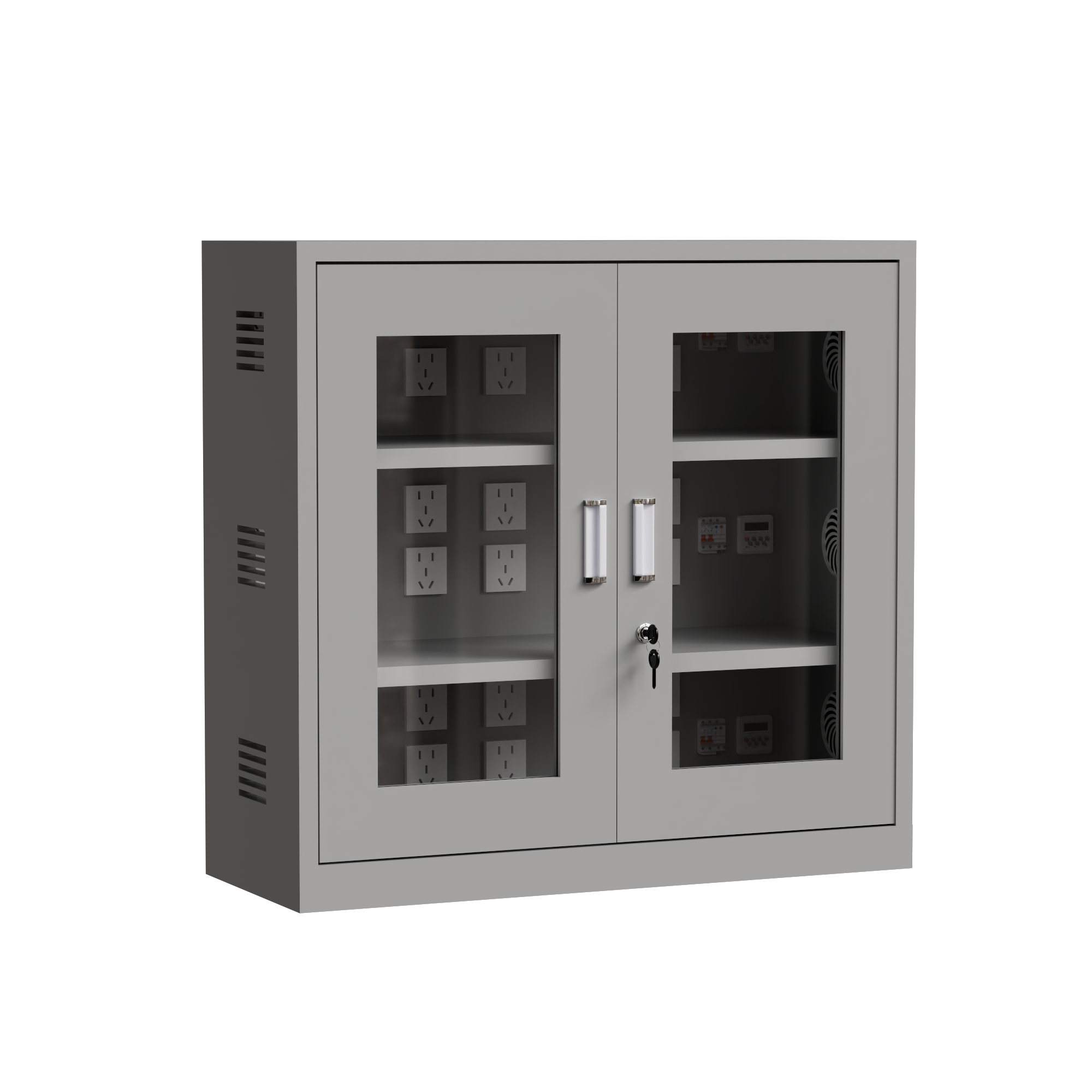 豫汉迎通玻充电柜1000*1050*400mm台高清大图