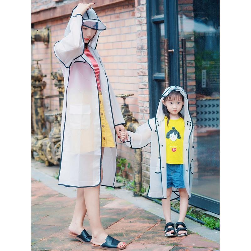 儿童雨衣男童女童1-3幼儿园学生小童2-6宝宝雨披可爱透明雨披日用家居