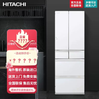 日立R-KW500NC水晶白488升真空保鲜自动制冰魔术变温风冷变频冰箱