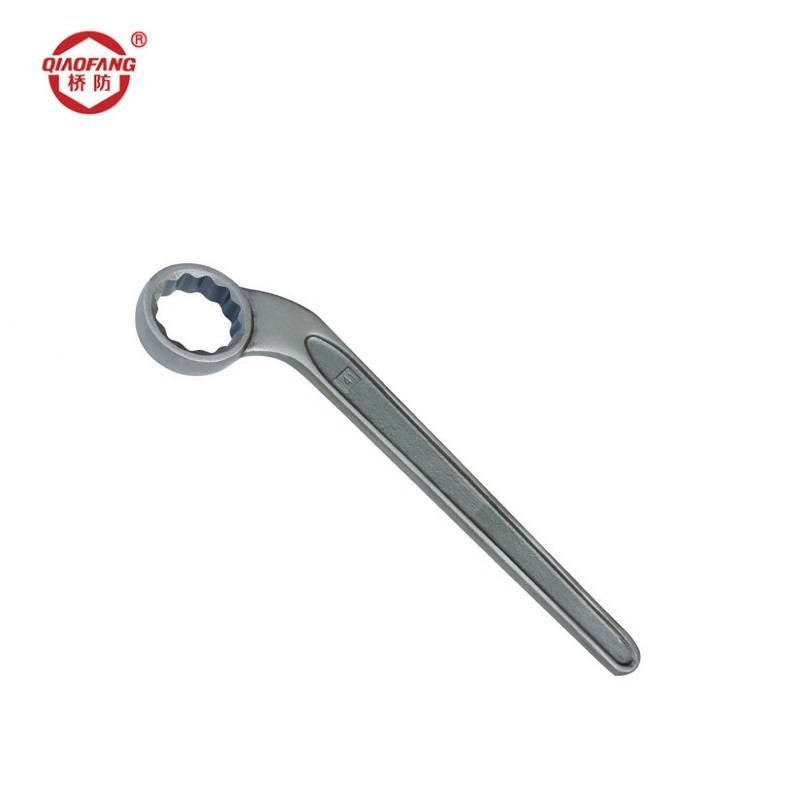 桥防(QIAOFANG) QF3307 中泊集团钢制弯柄梅花扳手 13mm