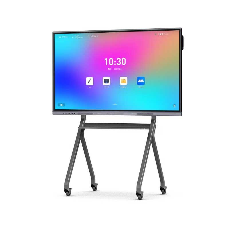 和掌厅CT-DJ65 65英寸电视广告机LCD屏电子白板可横竖屏可调支架高清大图