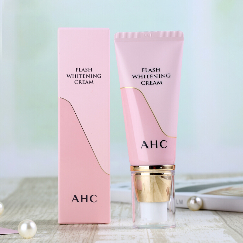 AHC 新款隔离霜提亮清爽透亮 美粉白嫩素颜霜 粉红色30ml spf30++
