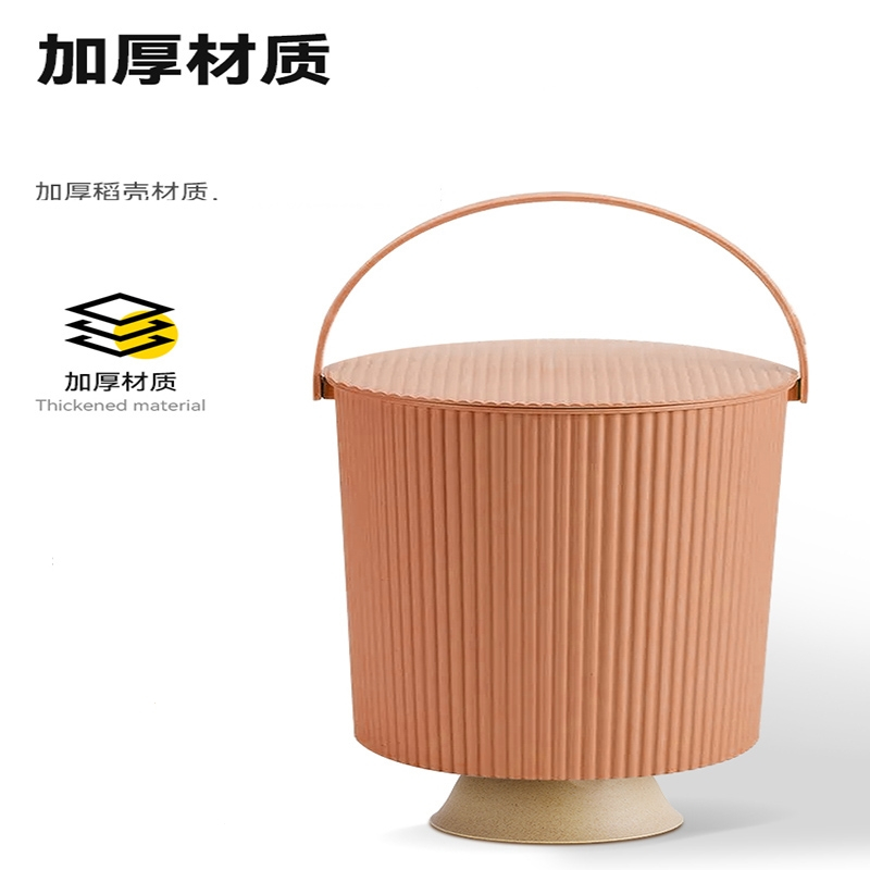 迈高登户外露营稻壳餐具野餐碗筷套装便携装备用品盘子一次性野炊套装