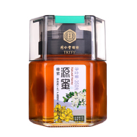 北京同仁堂蜂业百花蜂蜜350g/瓶 天然农家自产土蜂蜜 百花蜜天然滋补蜂蜜 波美度 ≥43° 瓶装液态蜜