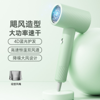 名钰高速吹风机家用大功率负离子速干护发电吹风宿舍2024新款风筒D2 绿色-高转速马达-2100W大功率-5亿负离子护发