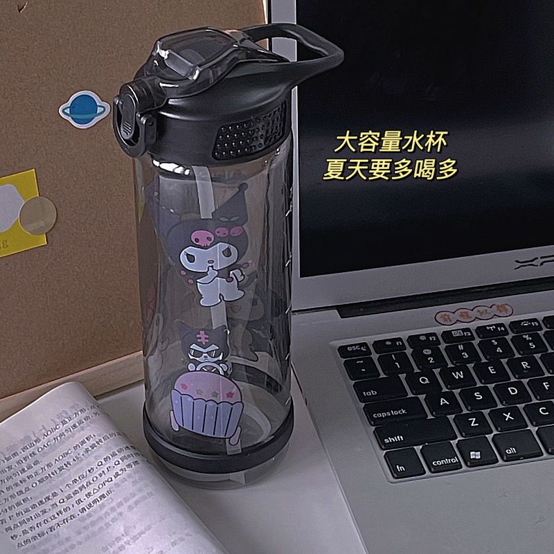 ins简约夏天可爱杯子随手杯塑料杯吸管水杯便携高颜值水杯女[9月5日发完] 蓝色700ml 只要水杯