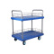 苏识 QSHL-64 64*106cm黑dan轮 双层护栏平板手推车 (计价单位:辆) 蓝色