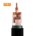 优普光钢带铠装铜芯阻燃低压电缆 YJV22-0.6/1KV-3*4mm²/米