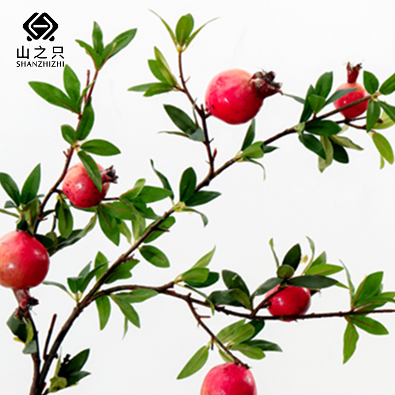 山之只 仿真石榴花 MZ0111 个高清大图