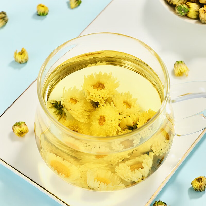 忆江南 胎菊80g节日礼物茶叶花草茶花茶桐乡原产泡水喝养生茶高清大图