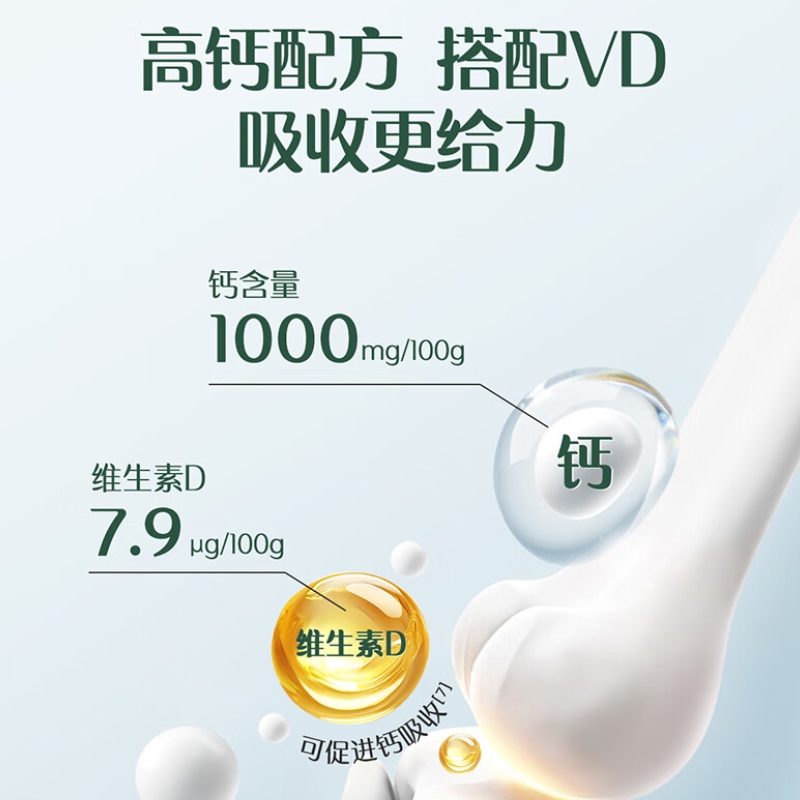 认养一头牛 鱼油富硒营养奶粉800g*2罐高清大图