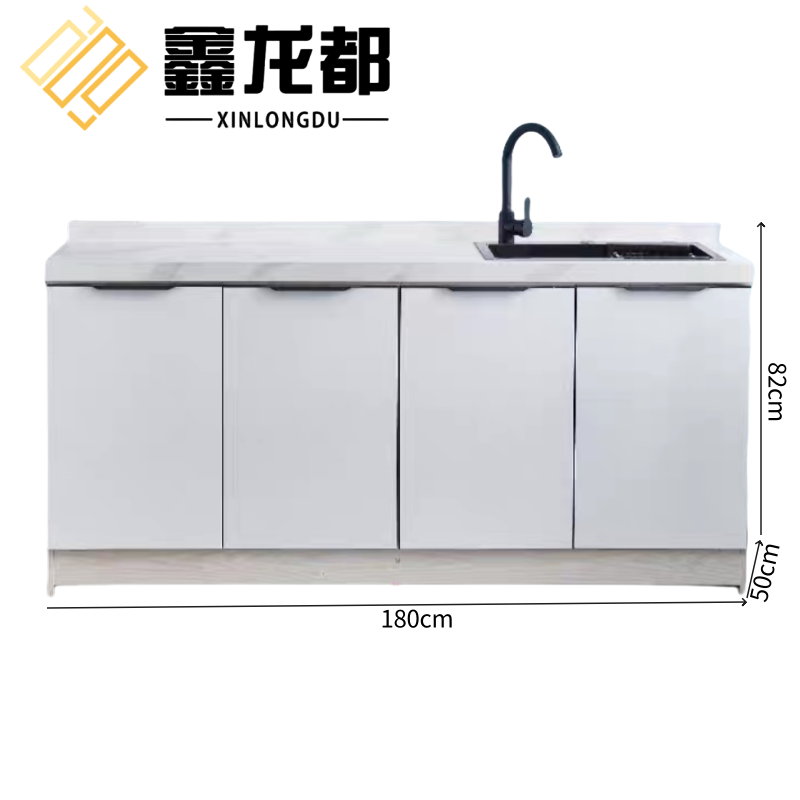鑫龙都 橱柜单盆1.8米 台