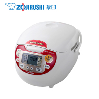 象印(ZO JIRUSHI)电饭煲NS-ZCH10HC 日本原装进口智能预约微电脑电饭煲3L电饭锅4-6人份 红色