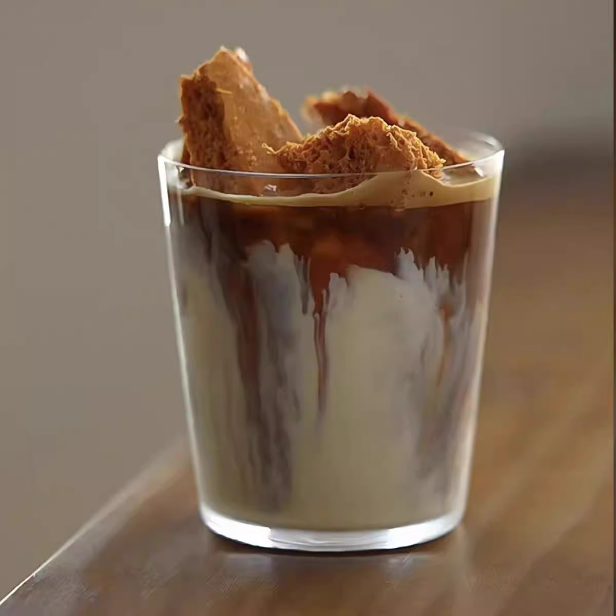 展艺(ART EXHIBITION) 简约超薄柯林杯长饮杯酒吧鸡尾酒饮品杯海波杯古典杯玻璃饮料杯子碟形杯[330ml]高清大图