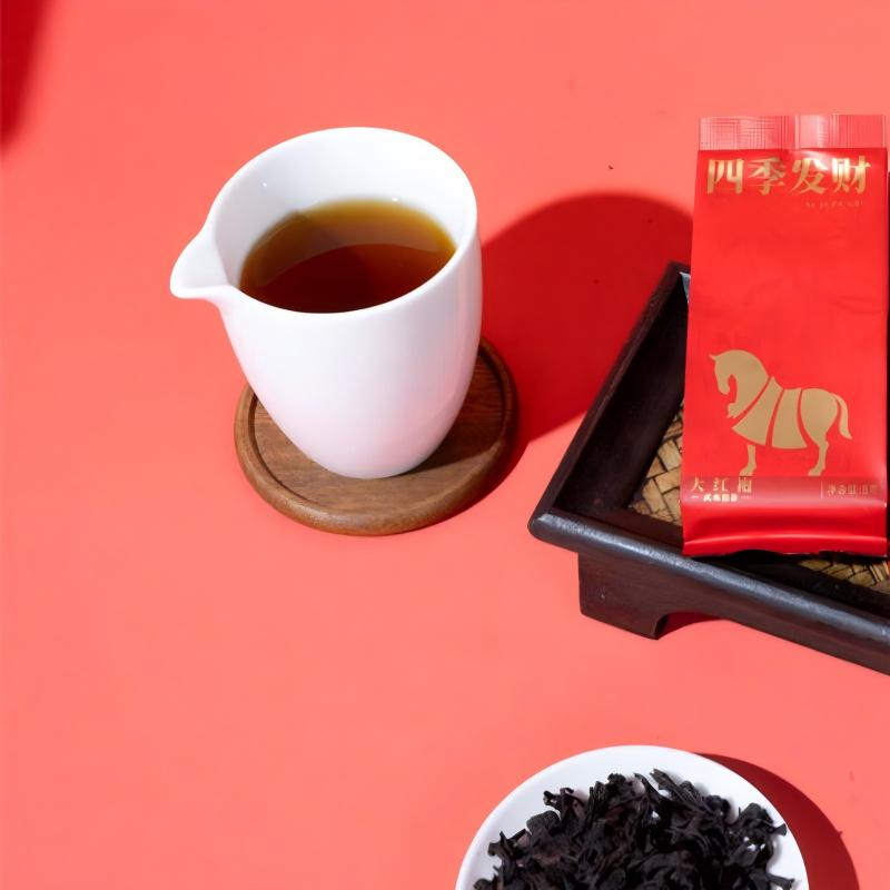 八马茶业四季发财 大红袍208g 编码H0972高清大图